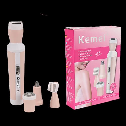 Kemei KM-3024 4-in-1 Ladies Electric Shaver & Trimmer