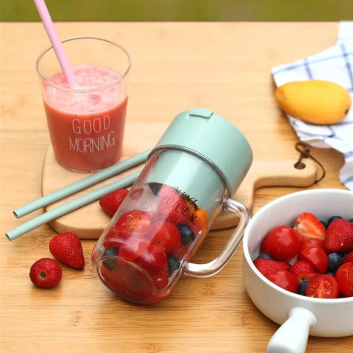 2 In 1  High Quality 6 Blades Crusher Juicer